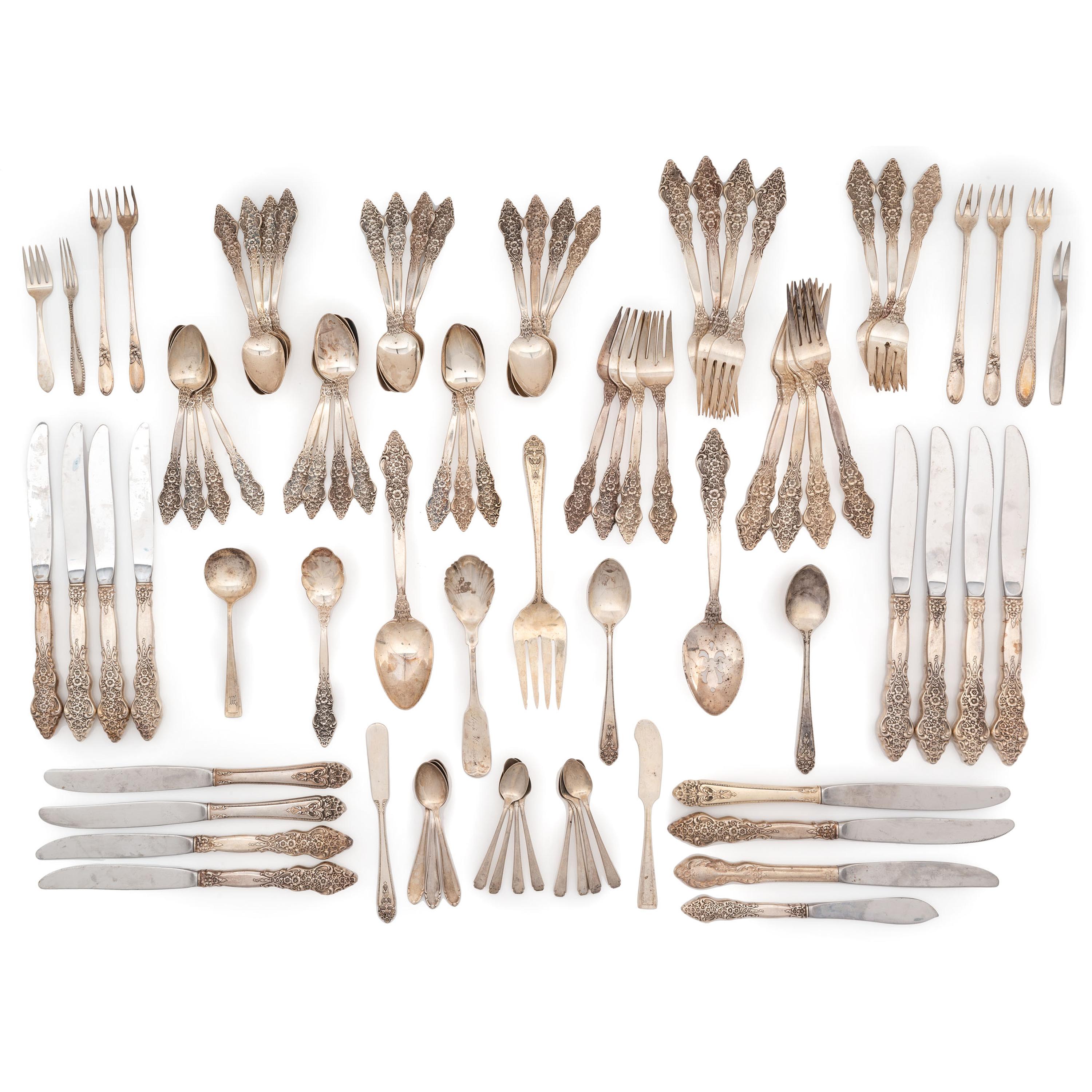 A Rogers Brothers Silverplate Flatware Service, Plus