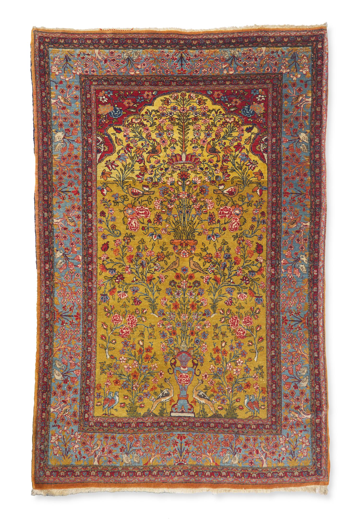 A Kashan Prayer Rug