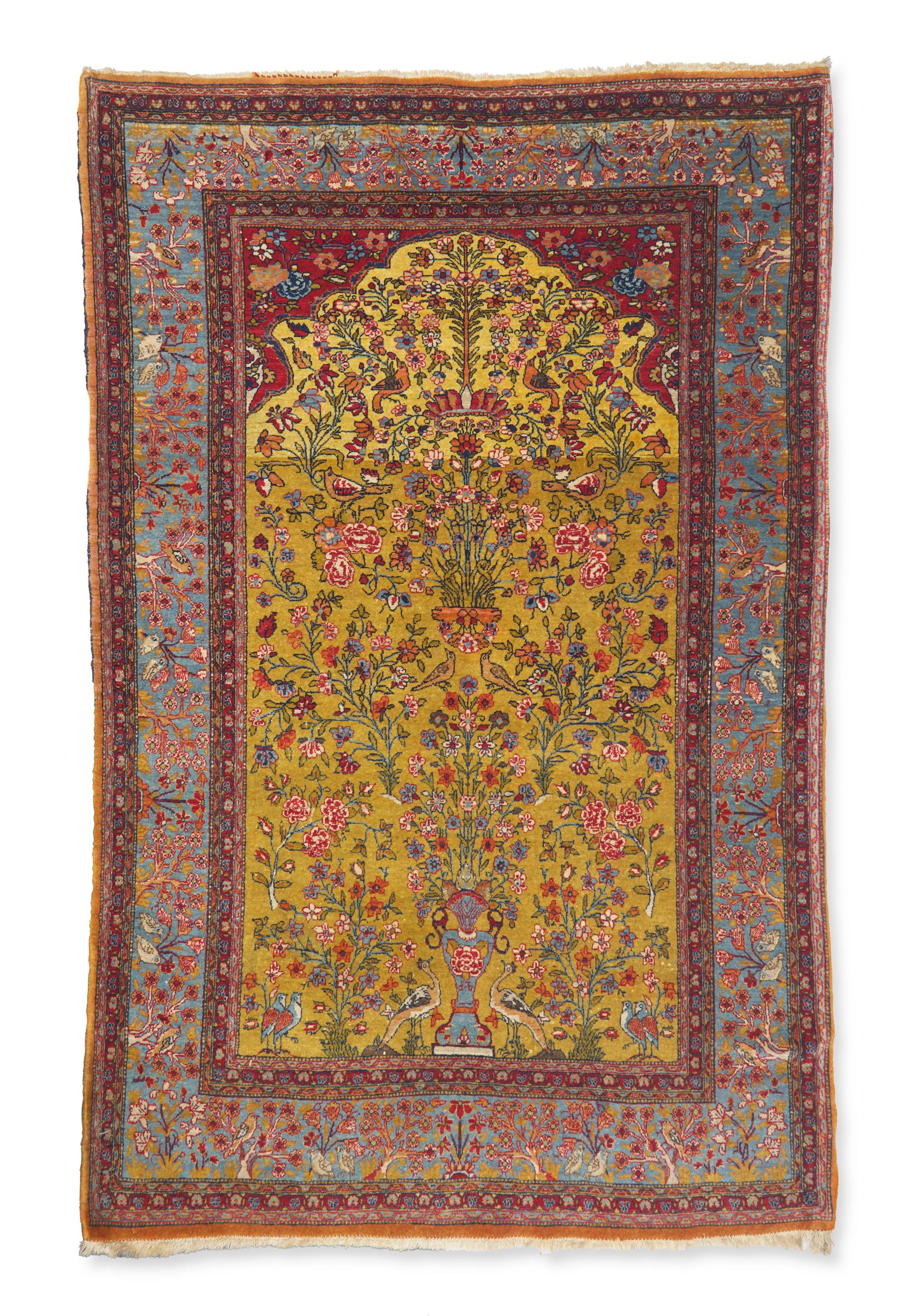 A Kashan Prayer Rug