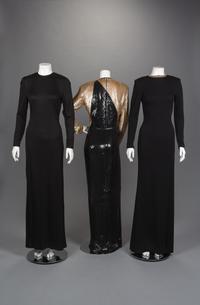 Three Geoffrey Beene Evening Dresses, 1980s-90s