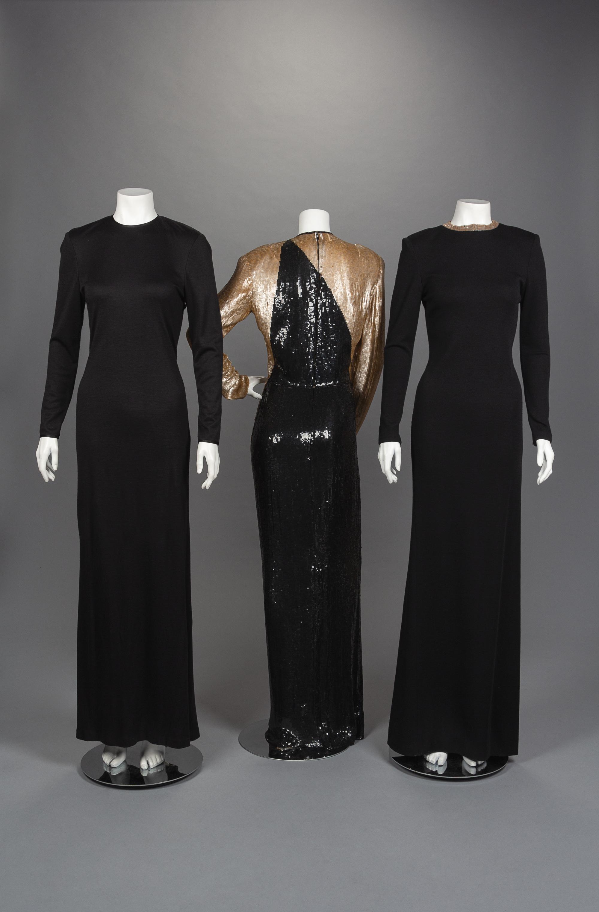 Three Geoffrey Beene Evening Dresses, 1980s-90s