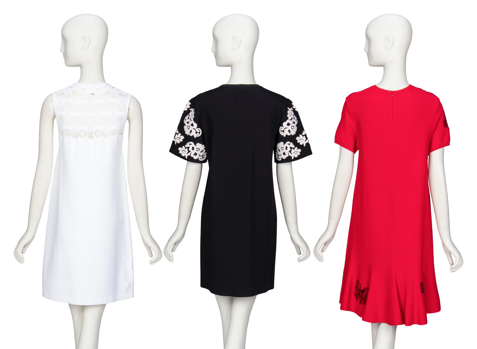 Louis Vuitton & Valentino, Three Knit Dresses