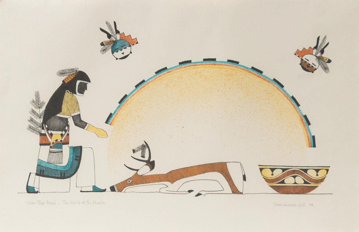 Robert B. Montoya, (American, b. 1947), The World of the Hunter