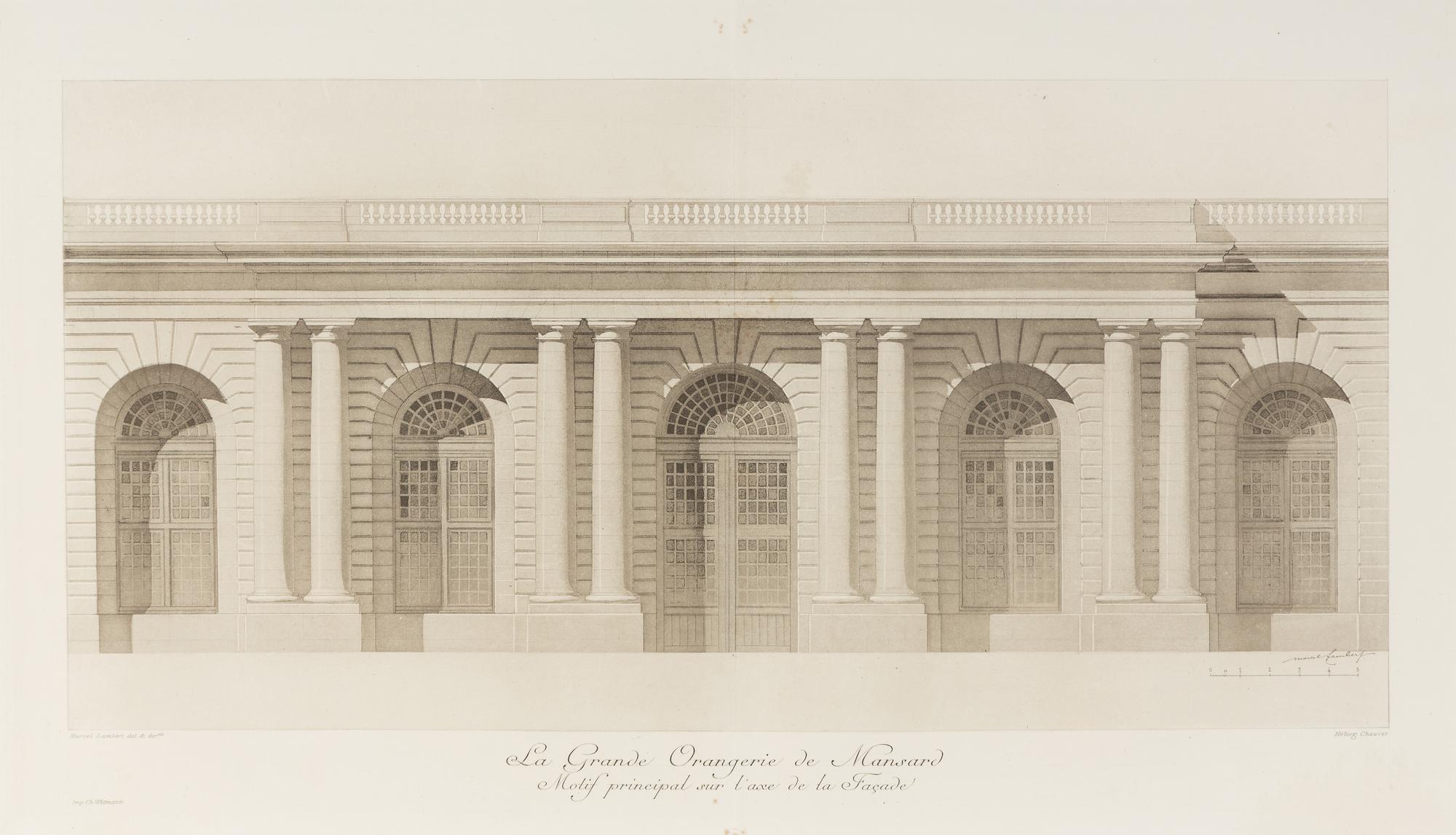 Views of Versailles and the Two Trianons (eight works)
