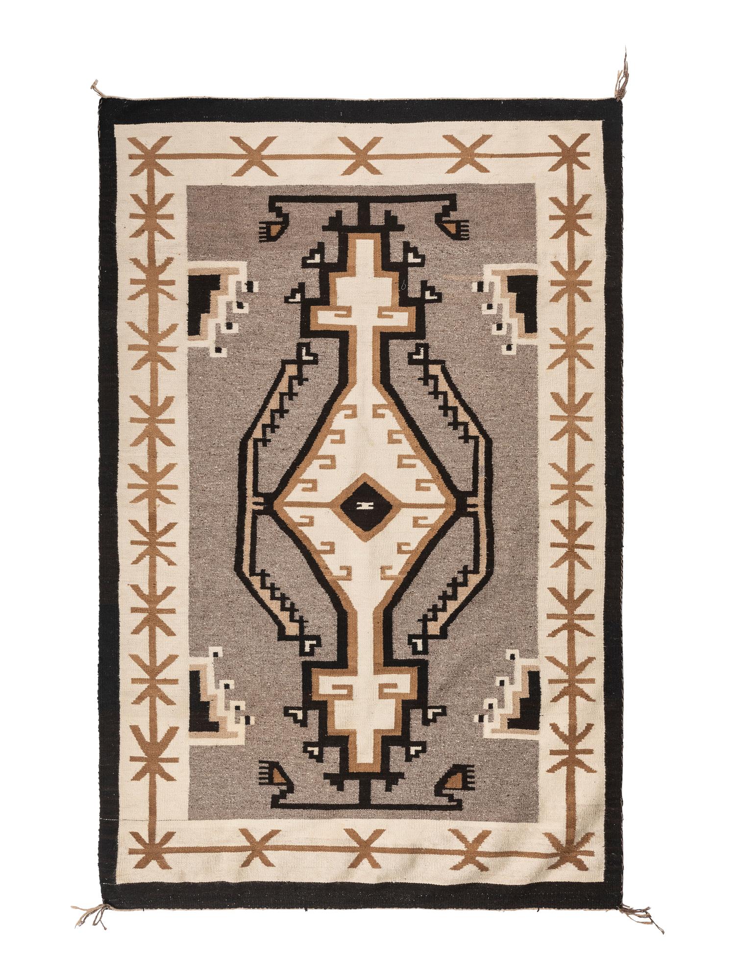 Navajo Crystal Pattern Weaving / Rug