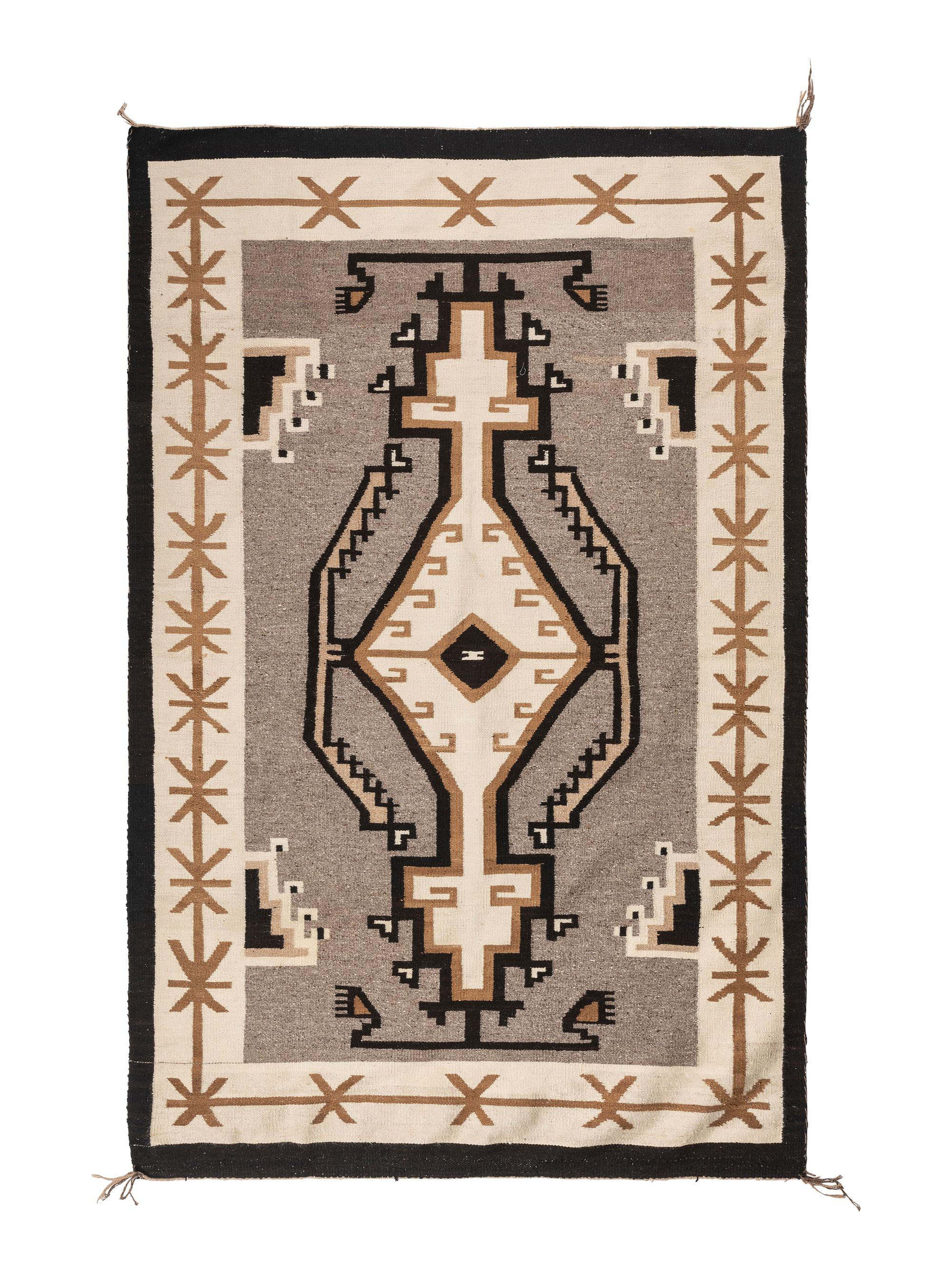 Navajo Crystal Pattern Weaving / Rug