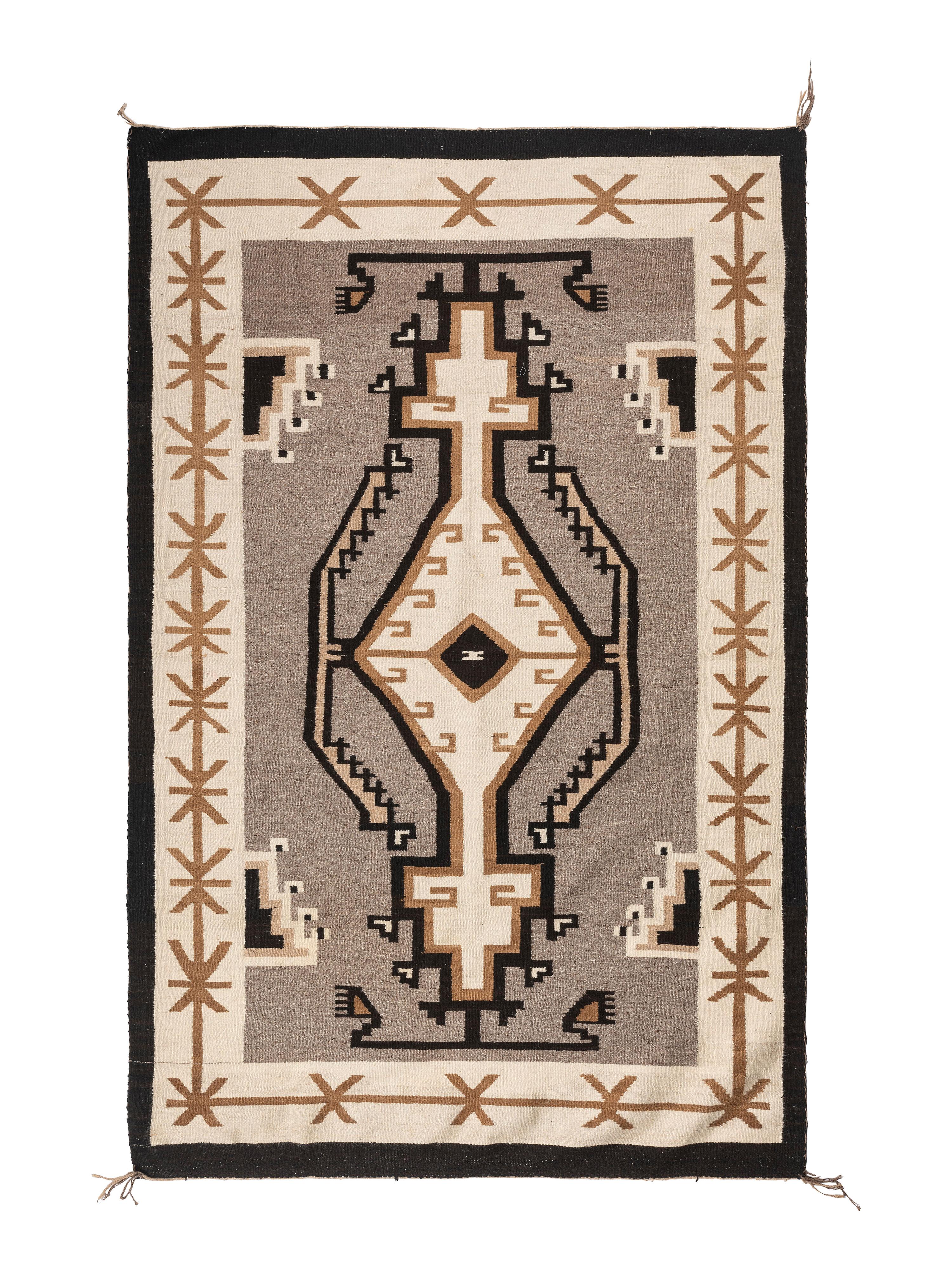 Navajo Crystal Pattern Weaving / Rug