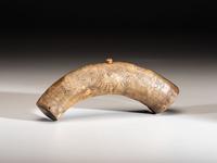 Early Spanish Colonial Milk Horn