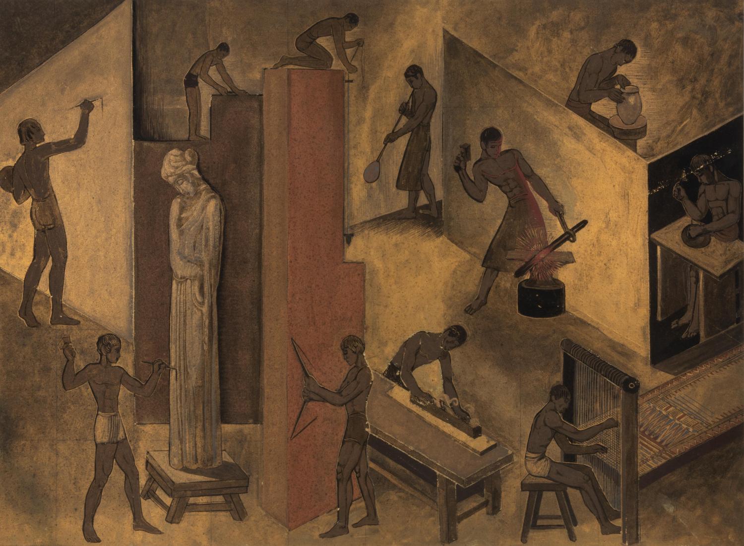 Jean Dunand (Swiss, 1877-1942) — Les Arts Appliqués , c. 1935