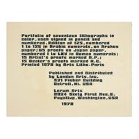 Karel Appel (Dutch, 1921-2006) — Cats (complete portfolio of seventeen lithographs, with title page and portfolio case), 1978