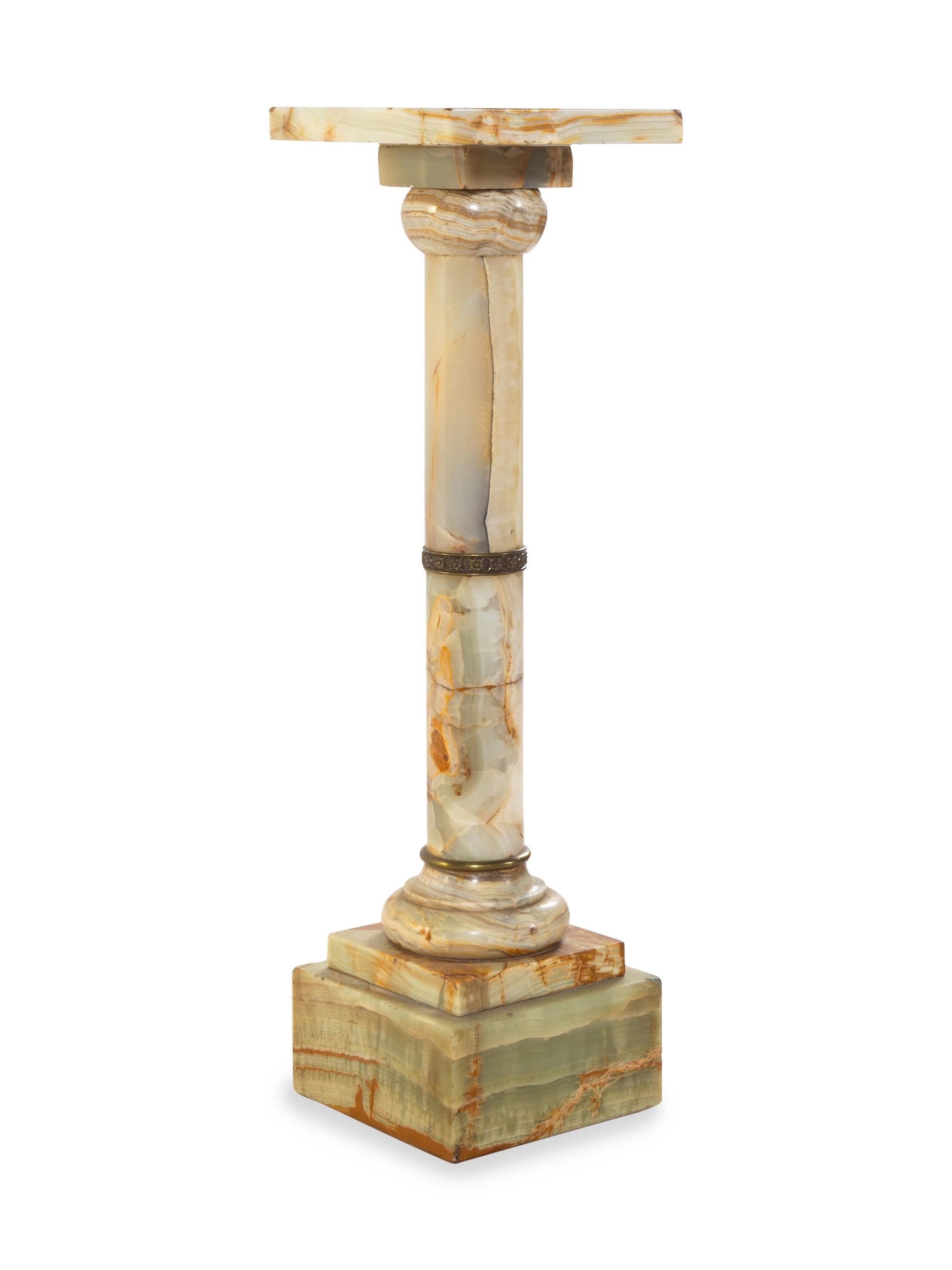 A Continental Onyx Pedestal