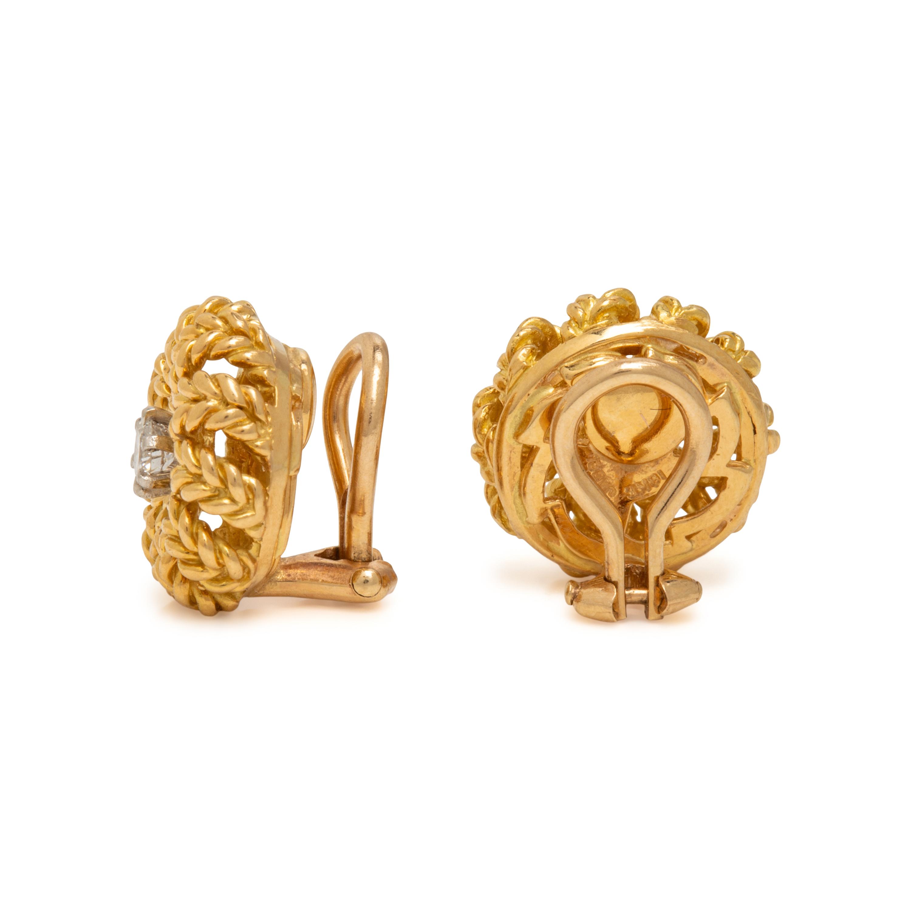 Jabel, Yellow Gold and Diamond Bracelet and Earrings