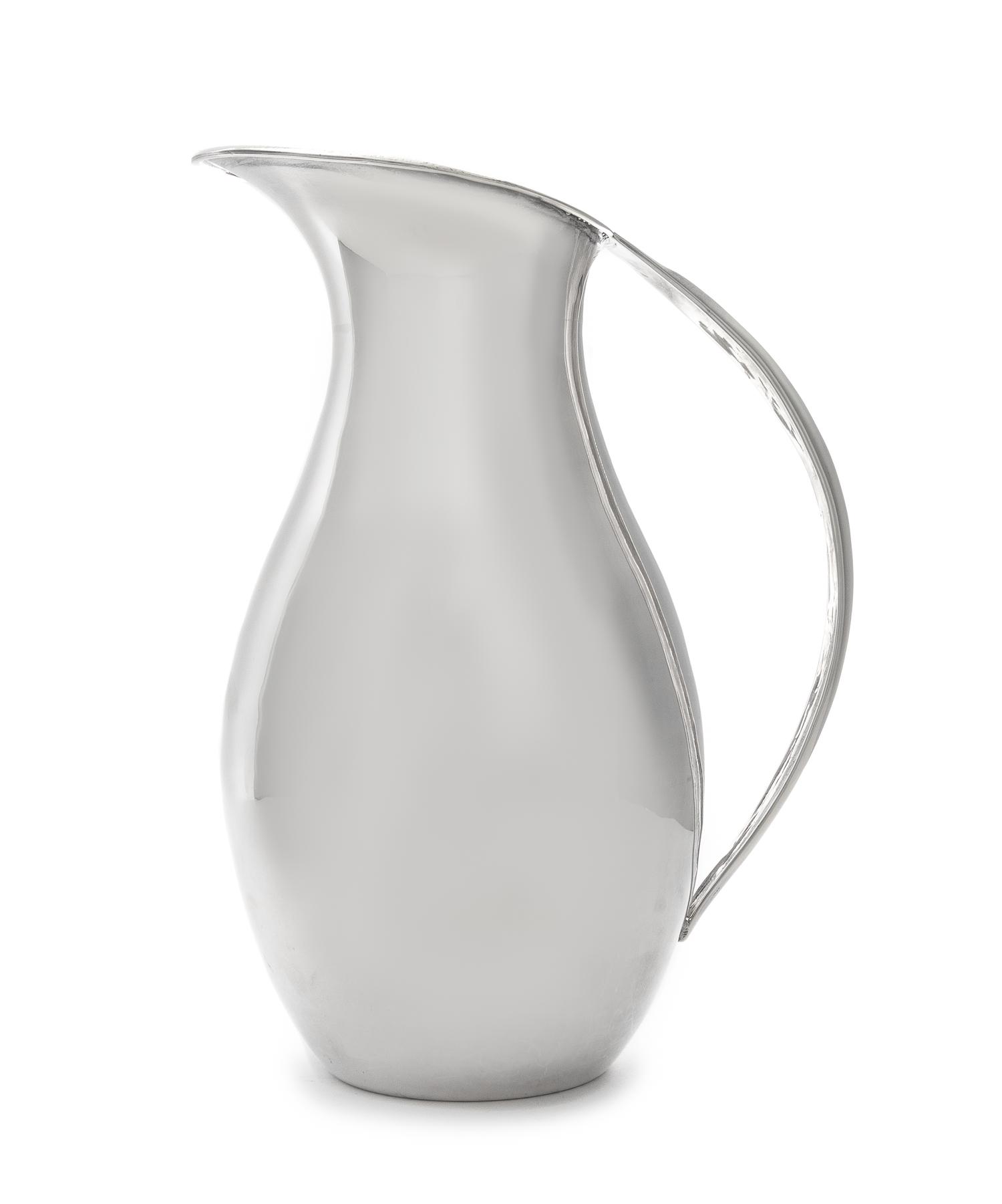 A Mexican Silver Water Pitcher, 20th Century,