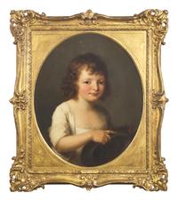 Attributed to Angelica Kauffmann (Swiss, 1741-1807) — Portrait of a Young Girl, Bust Length