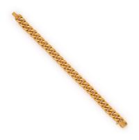 FRENCH, YELLOW GOLD BRACELET