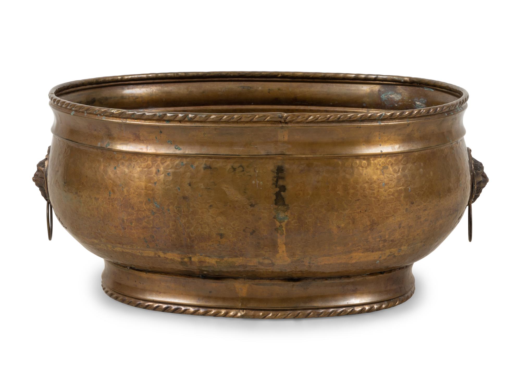 A Large English Brass Cistern