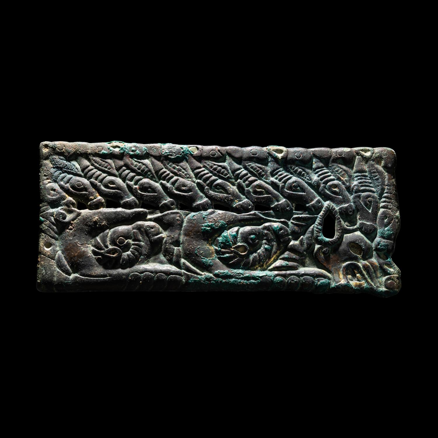 A Eurasian Bronze Plaque