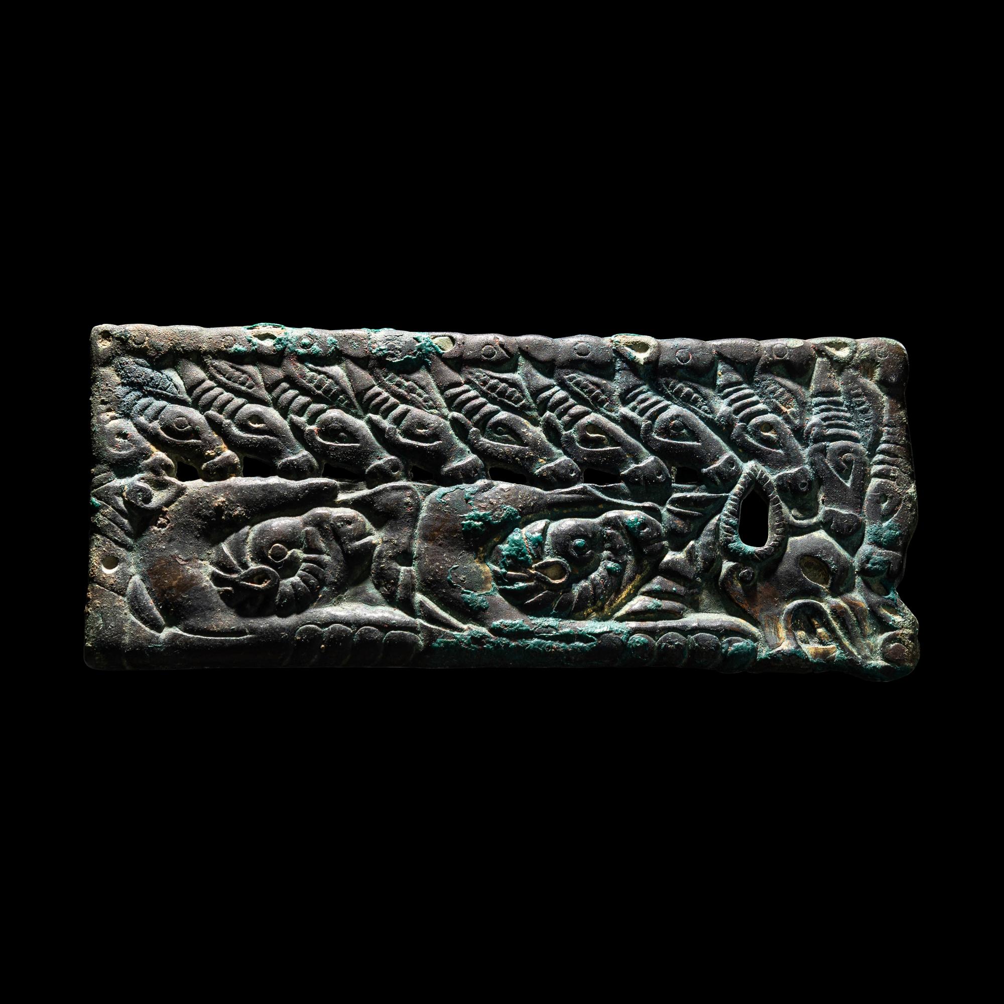 A Eurasian Bronze Plaque