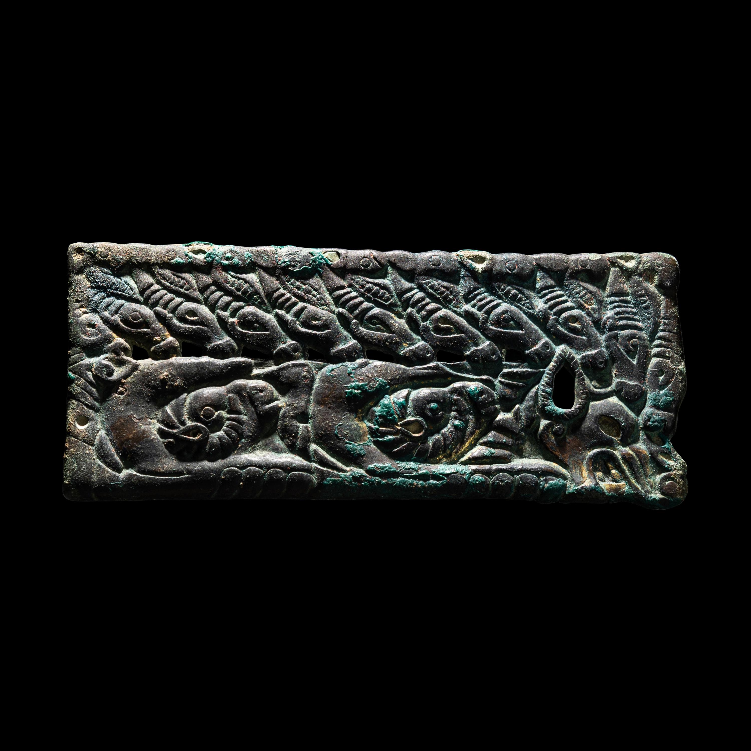 A Eurasian Bronze Plaque