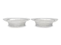 A Pair of American Silver Serving Bowls