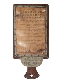 A Printed Paper and Oak Panel Horn Book, 19th Century