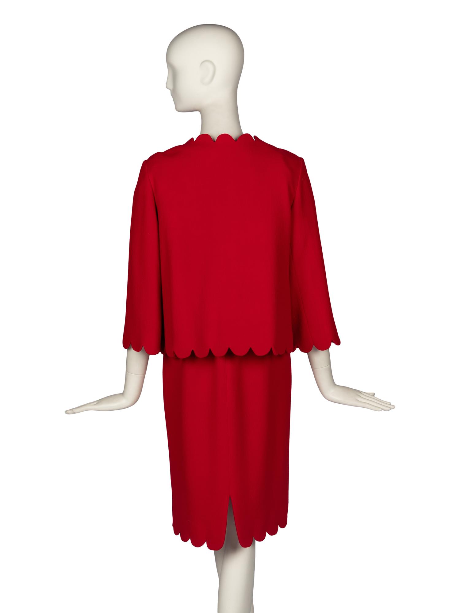Andrew Gn Dress and Jacket With Belt