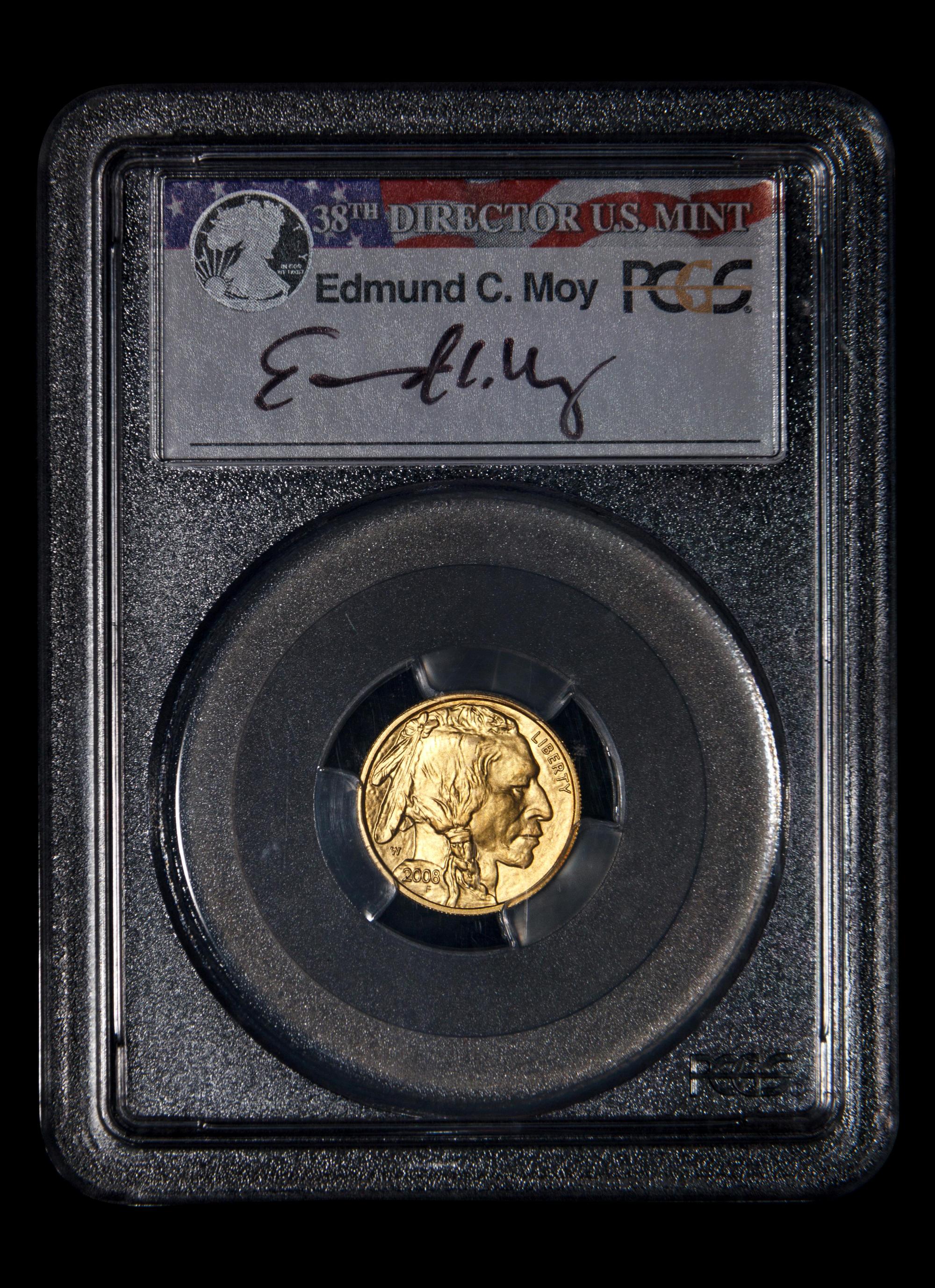 A 2008-W Buffalo Commemorative $5 Gold Coin (PCGS MS70)