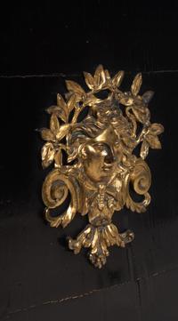A Pair of Napoleon III Boulle Marquetry Marble-Top Cabinets