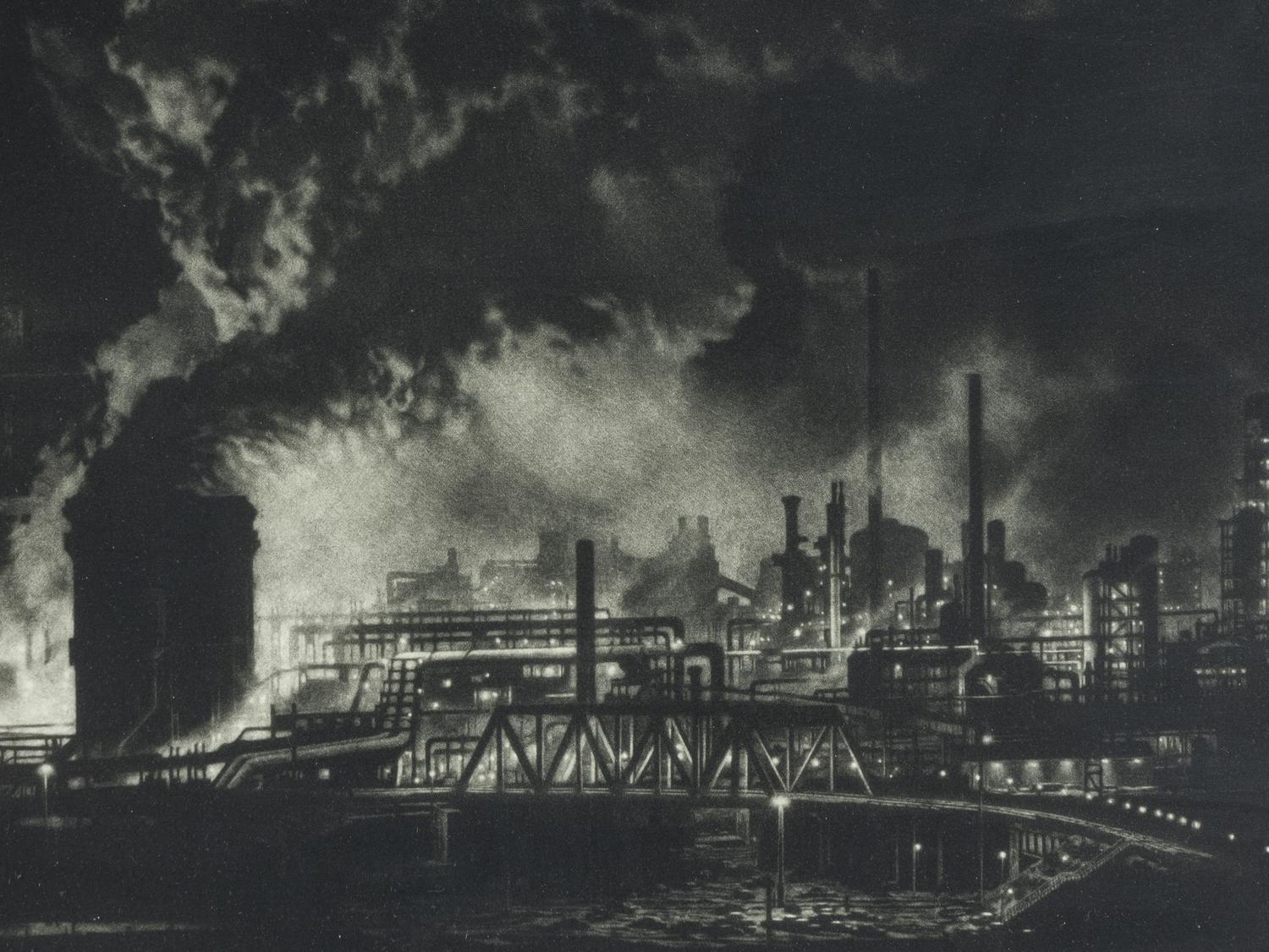 Clairton (A Night View of the Clairton Steel Coke Plant) , 1997