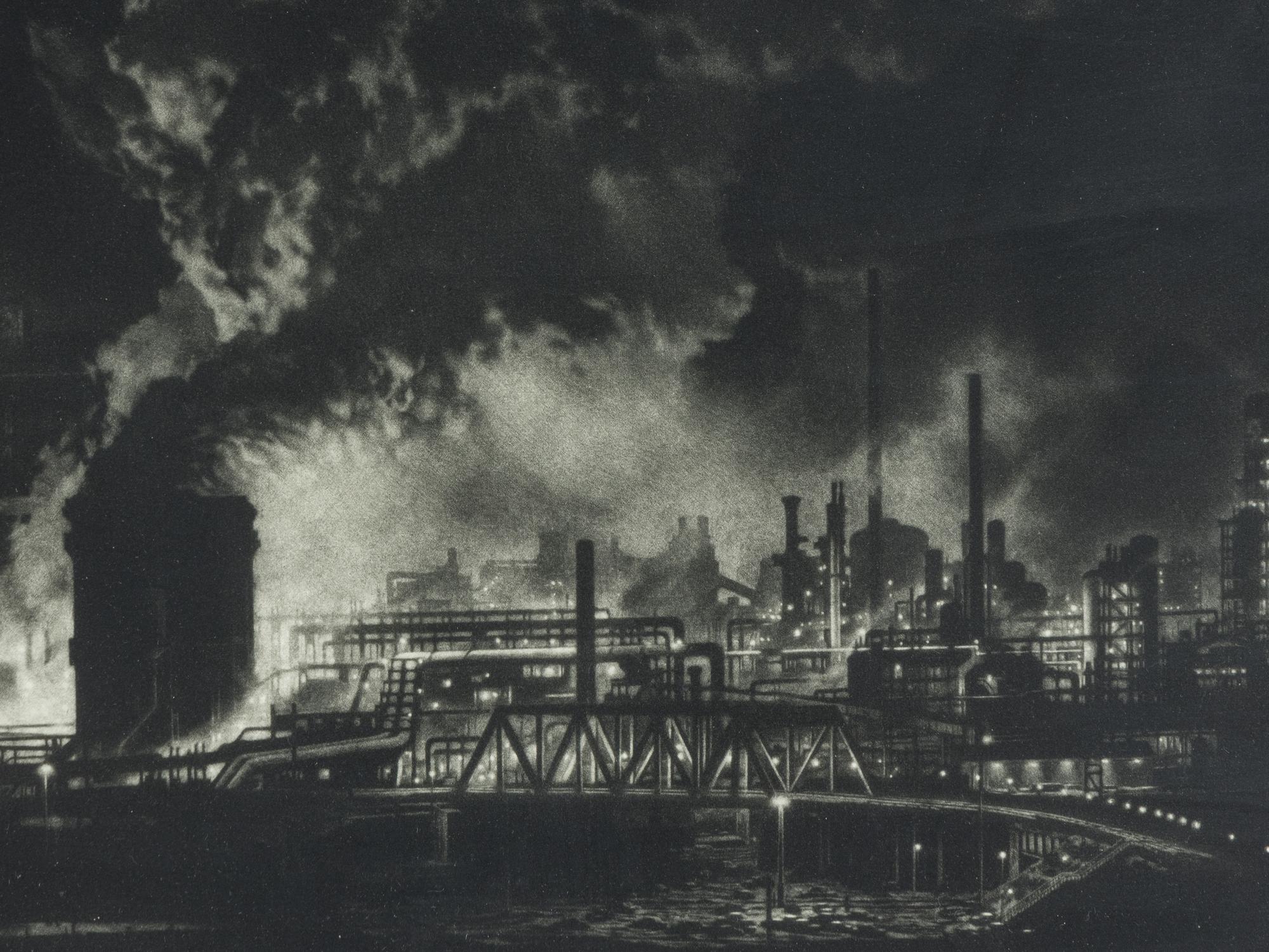 Clairton (A Night View of the Clairton Steel Coke Plant) , 1997