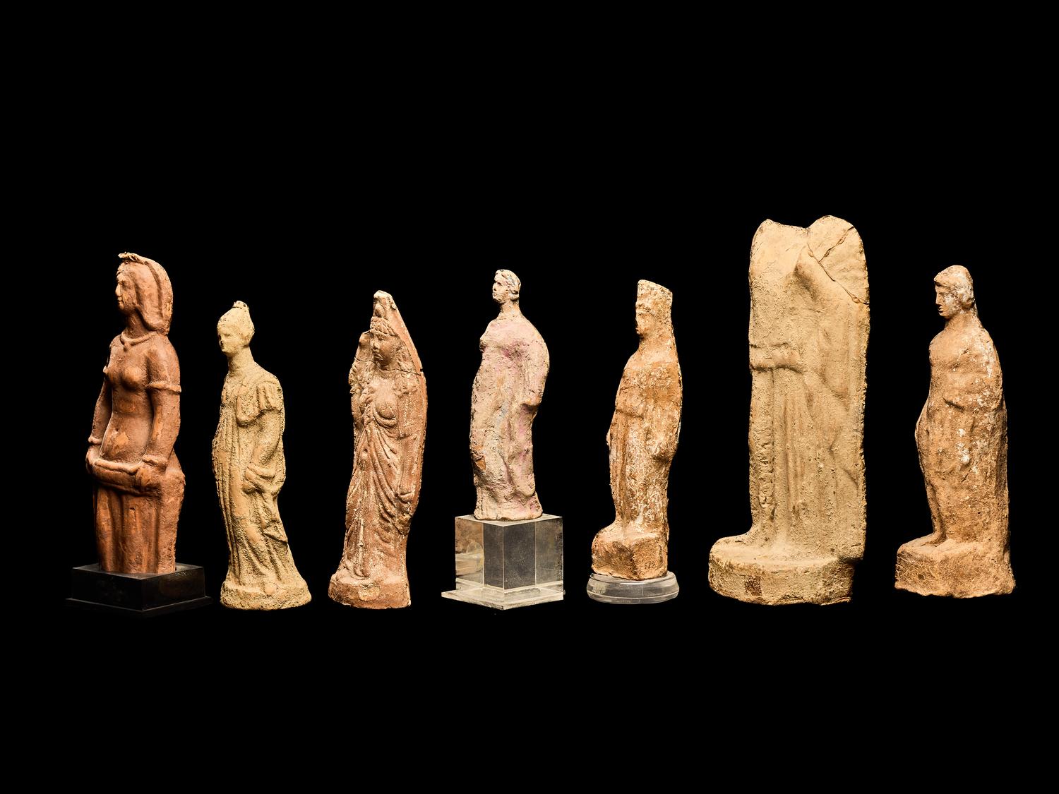 Six Greek Terracotta Figures