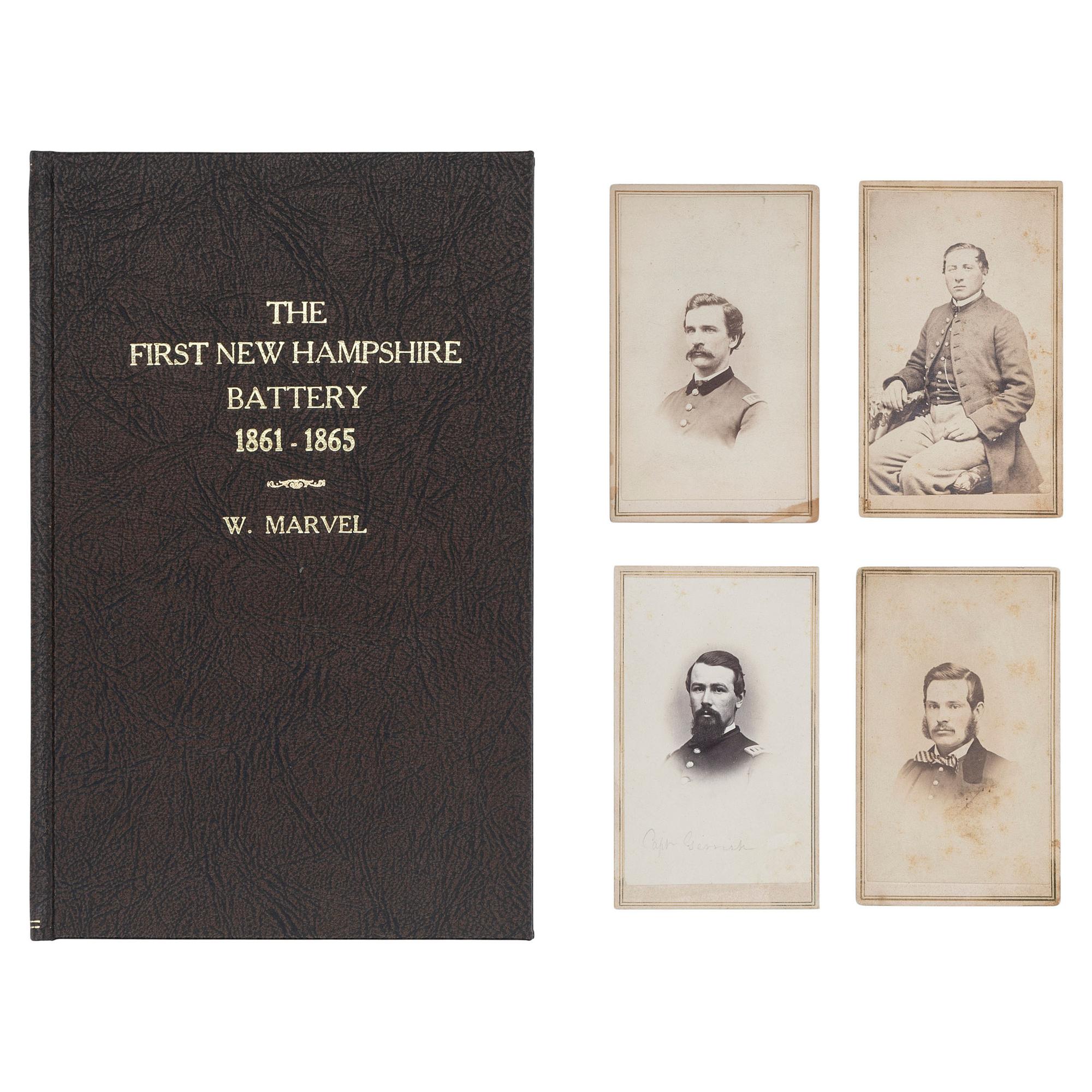 Civil War Military Archive of Major Frederick M. Edgell and the 1st New Hampshire Battery Including: Tiffany & Co. M1850 Presentation Sword in Case with 80 Original Documents, Letters, CDVs, and Accessories