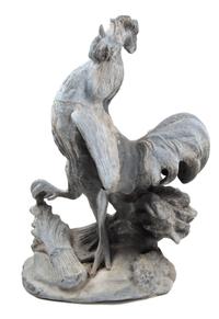 A Cast Lead Model of a Rooster