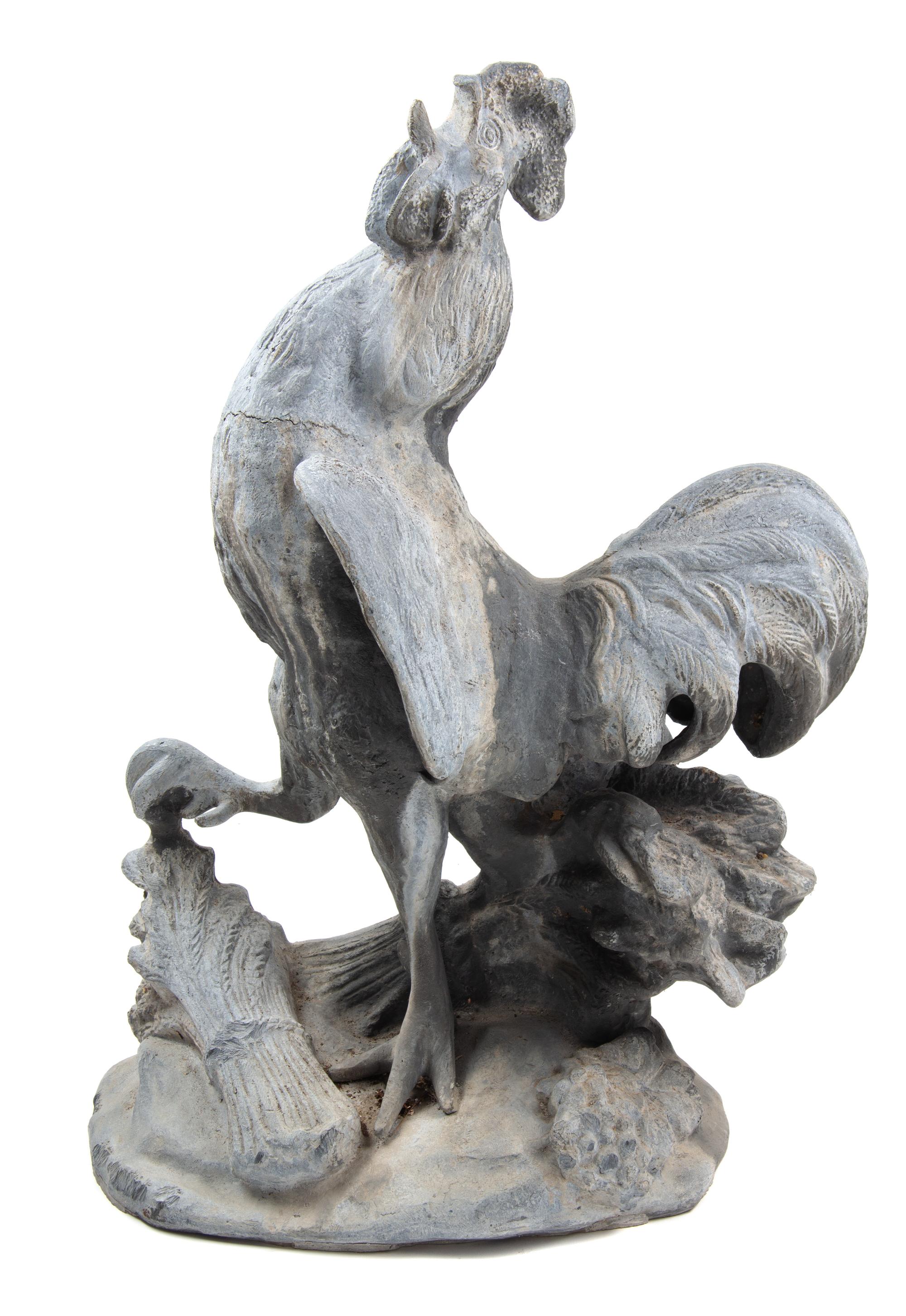 A Cast Lead Model of a Rooster