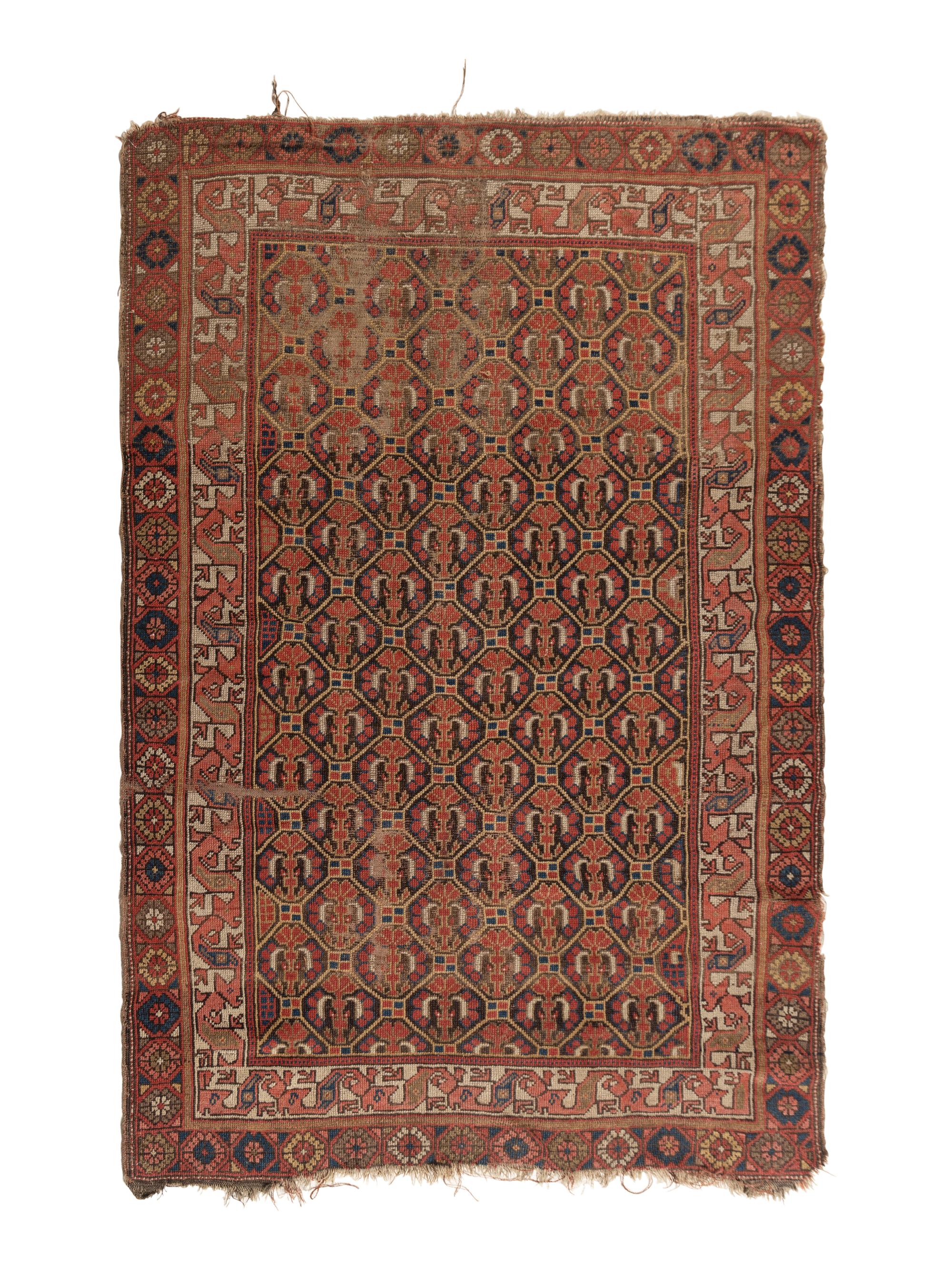 A Kuba Wool Rug
