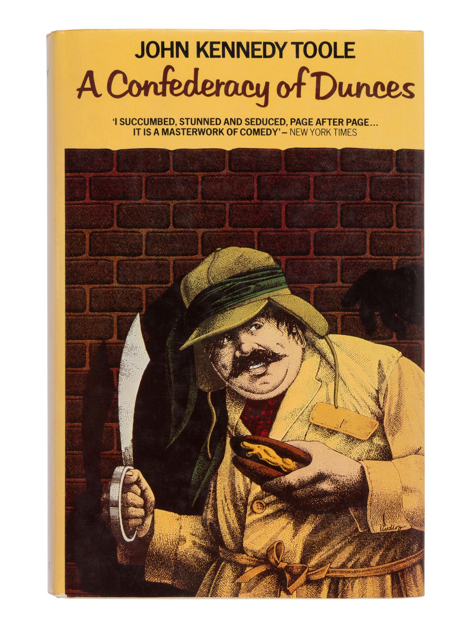 TOOLE, John Kennedy (1937-1969). A Confederacy of Dunces . Foreword by Walker Percy. London: Allen Lane, 1981.