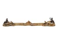 A French Gilt Bronze Fire Fender