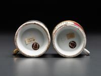Two Animal Breeder's Porcelain Occupational Shaving Mugs