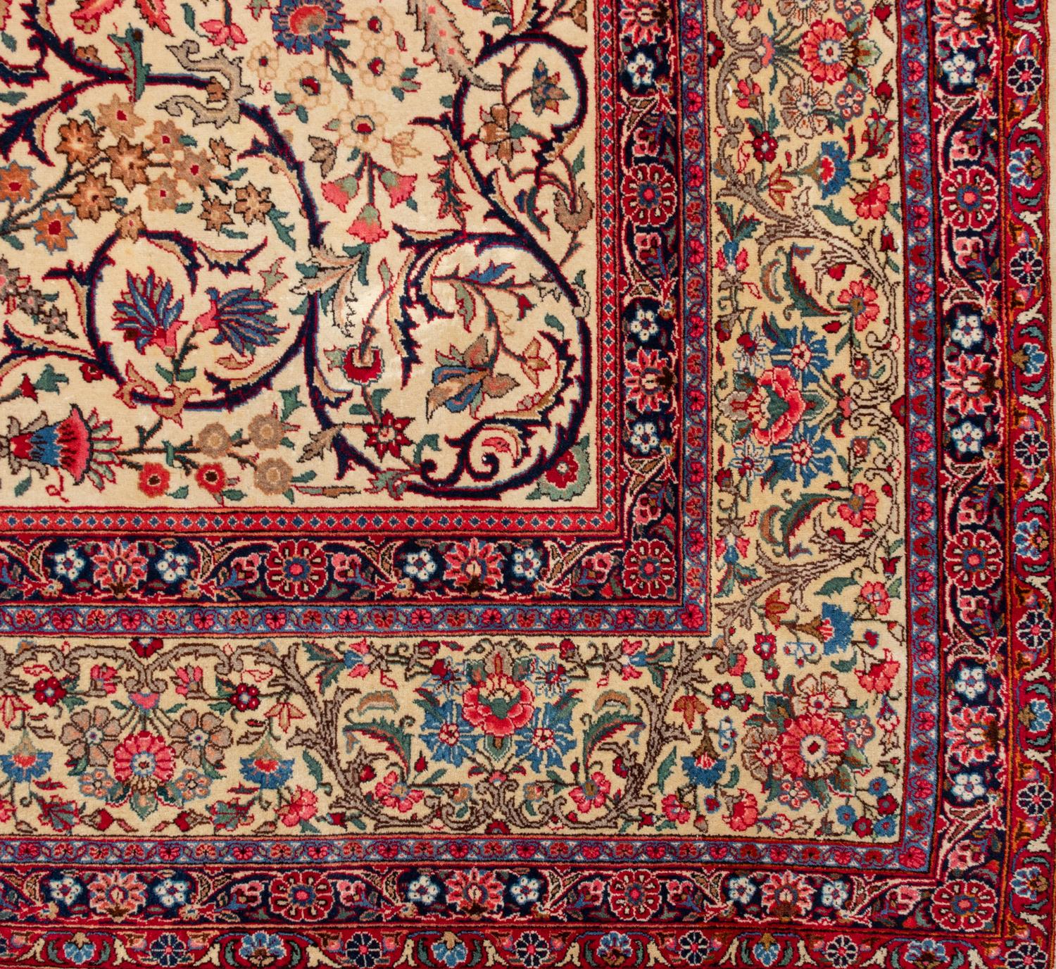 A Kirman Wool Rug