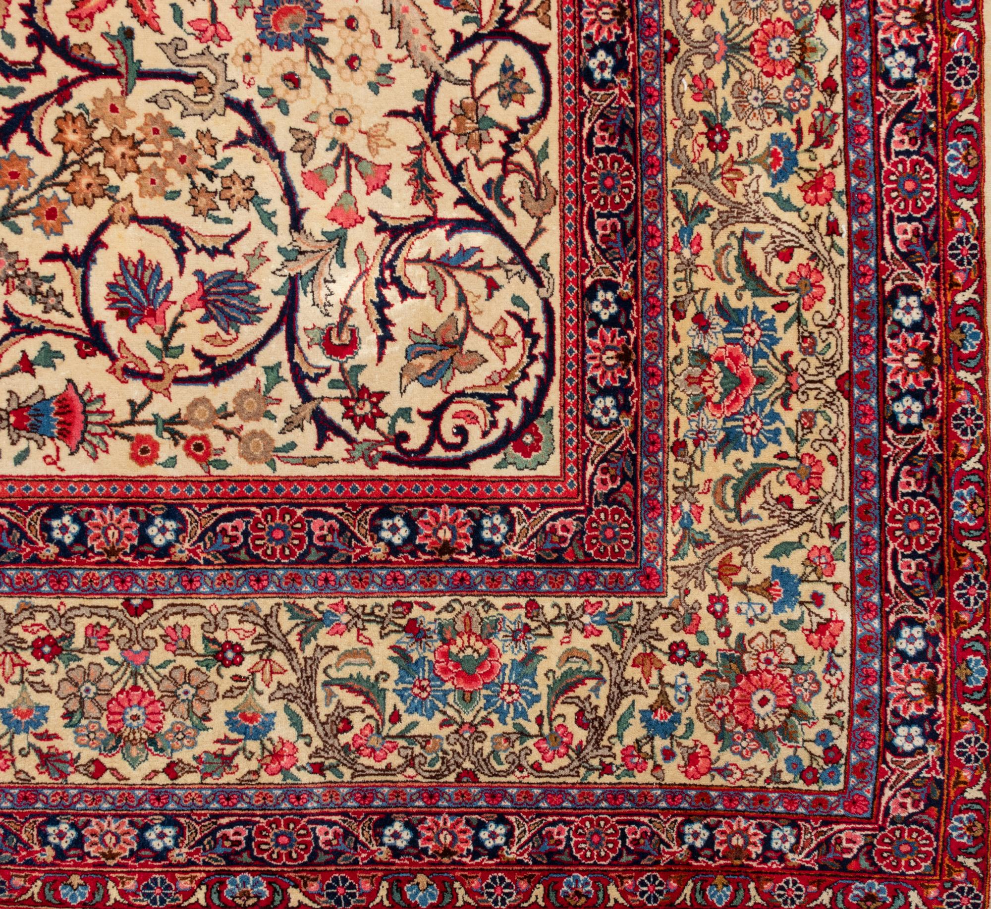 A Kirman Wool Rug