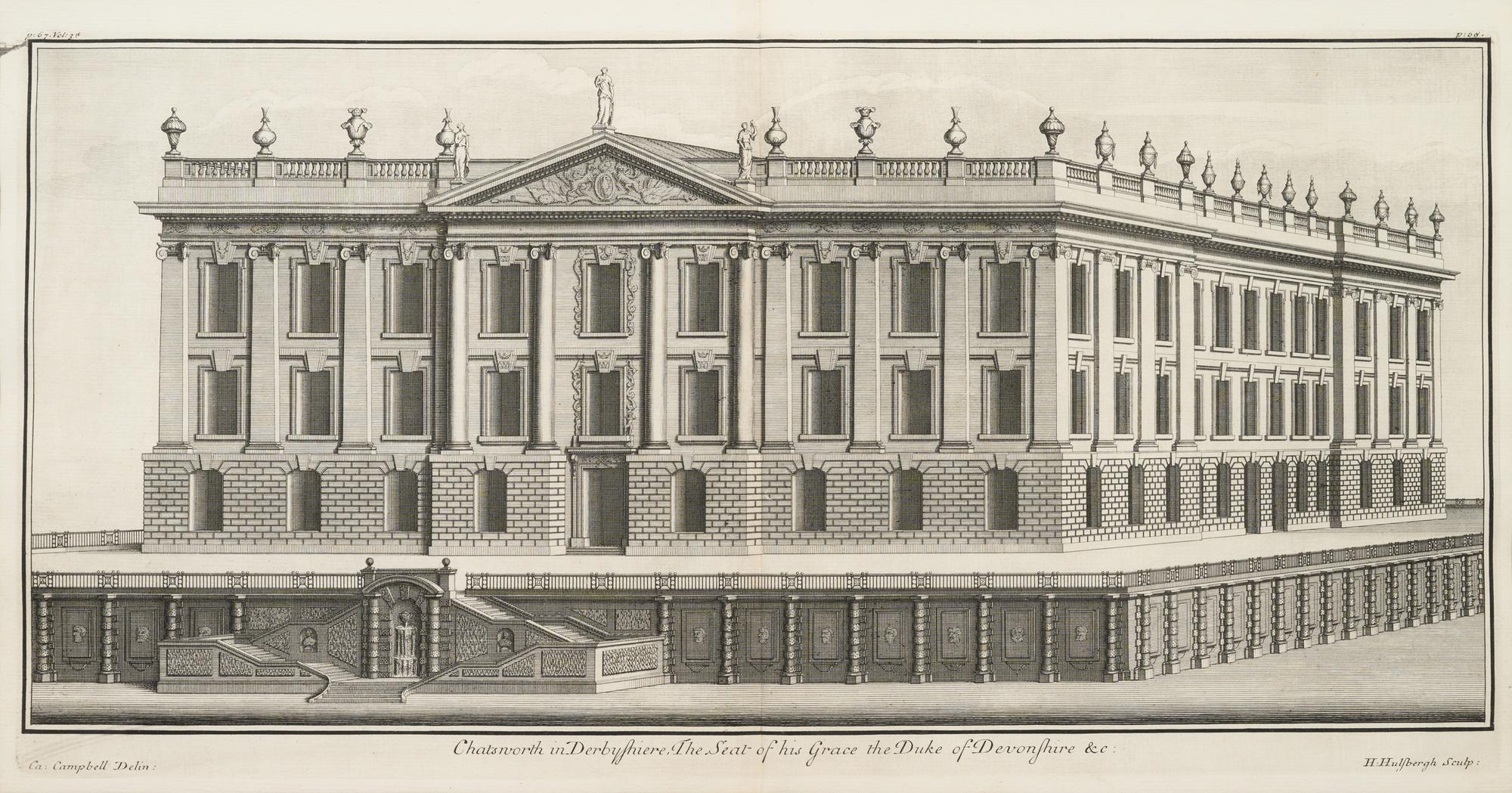 A Set of Three Architectural Engravings