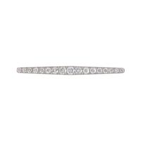 FRENCH, ANTIQUE, DIAMOND BAR BROOCH