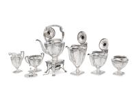 An American Silver Seven-Piece Tea and Coffee Service