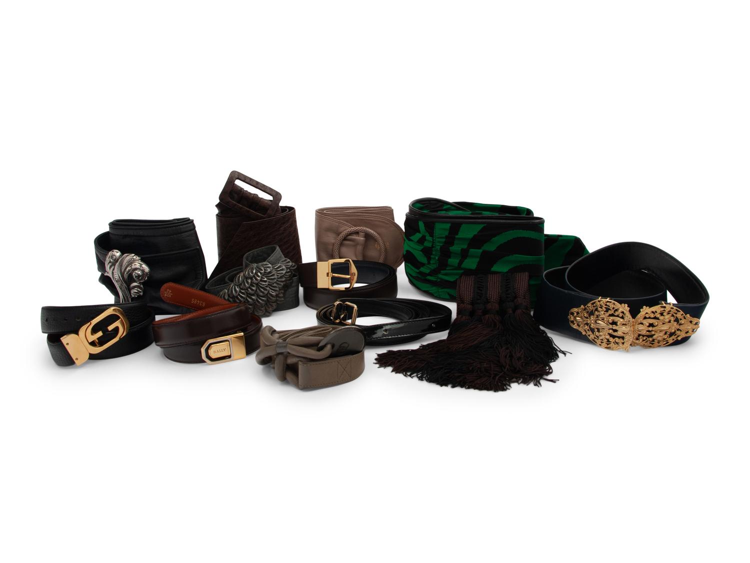Twelve Designer Belts, 1980-2010s