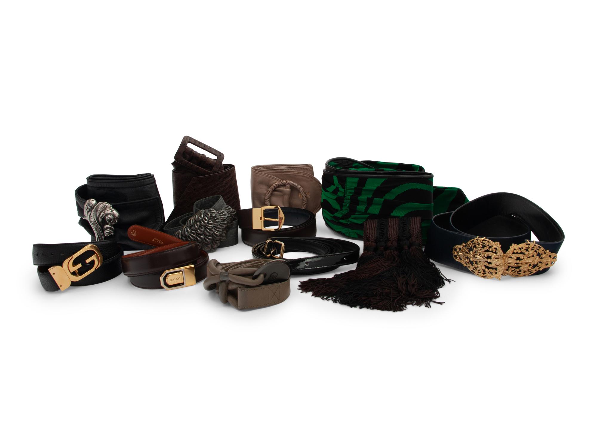 Twelve Designer Belts, 1980-2010s