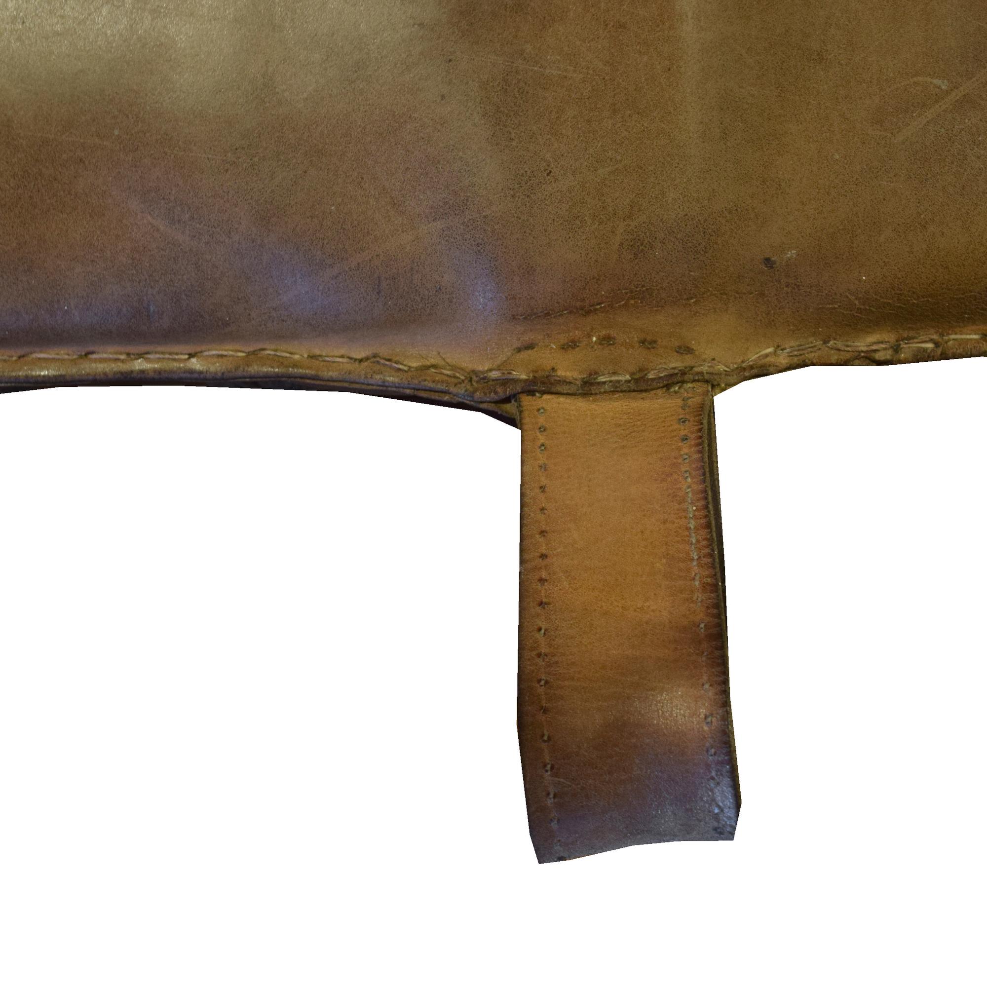 A Leather Gym Mat 70" W x 3" D x 40" H — Czech Republic, Circa 1930