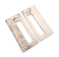 Hopi and Southwestern-style Silver Post and Hook Earrings