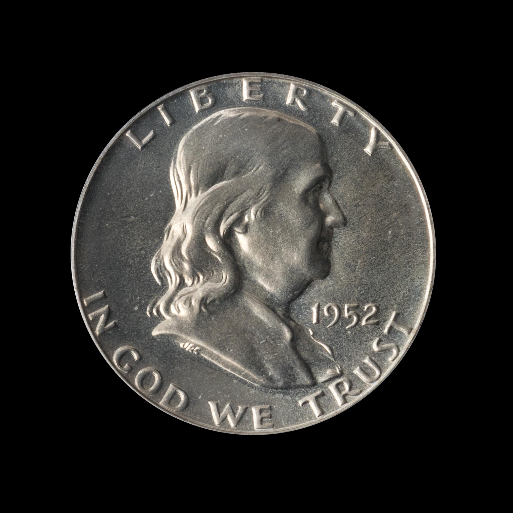 A Untied States 1952 Benjamin Franklin 50c Proof