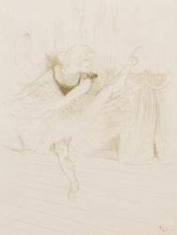 Henri de Toulouse-Lautrec, (French, 1864-1901), Miss Ida Heath, Danseuse Anglaise, 1894
