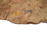 Northern Plains Painted Buffalo Robe